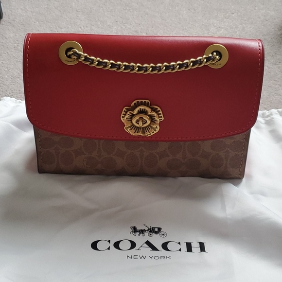 Coach Handbags - Coach signature parker bag